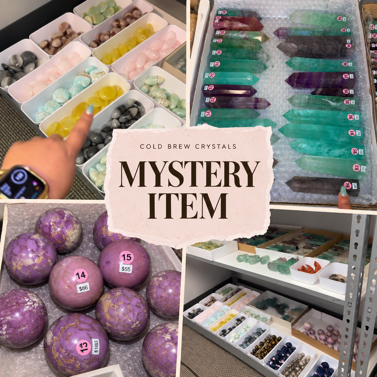 First Pick Mystery ITEM | ONE (1) CRYSTAL - Get first pick of our newest inventory before it hits the website!