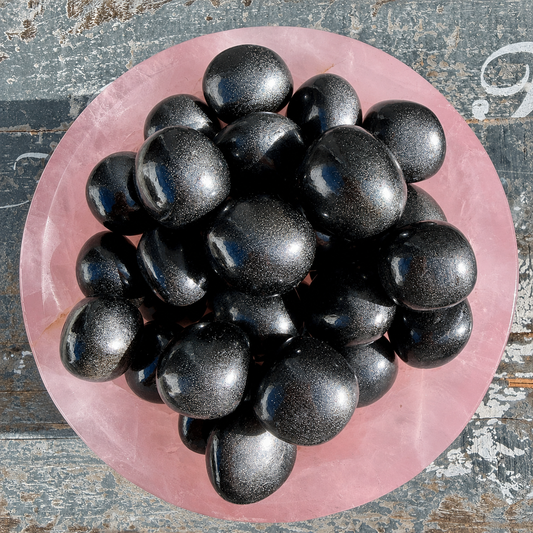 One (1) Silver Sheen Tumbles | Mexico | Intuitively Chosen