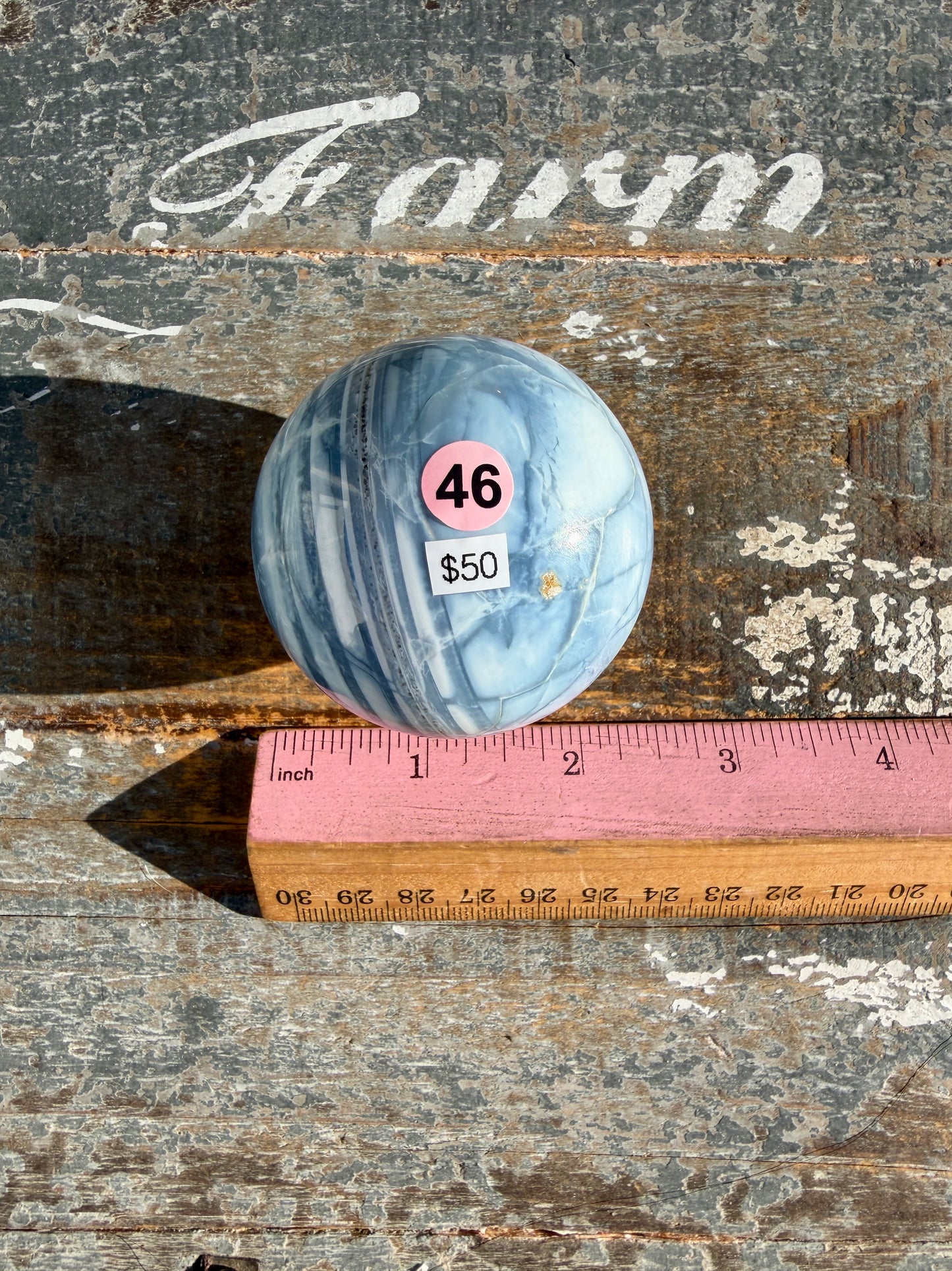 Gorgeous Blue Opal Sphere | India | Opt 46