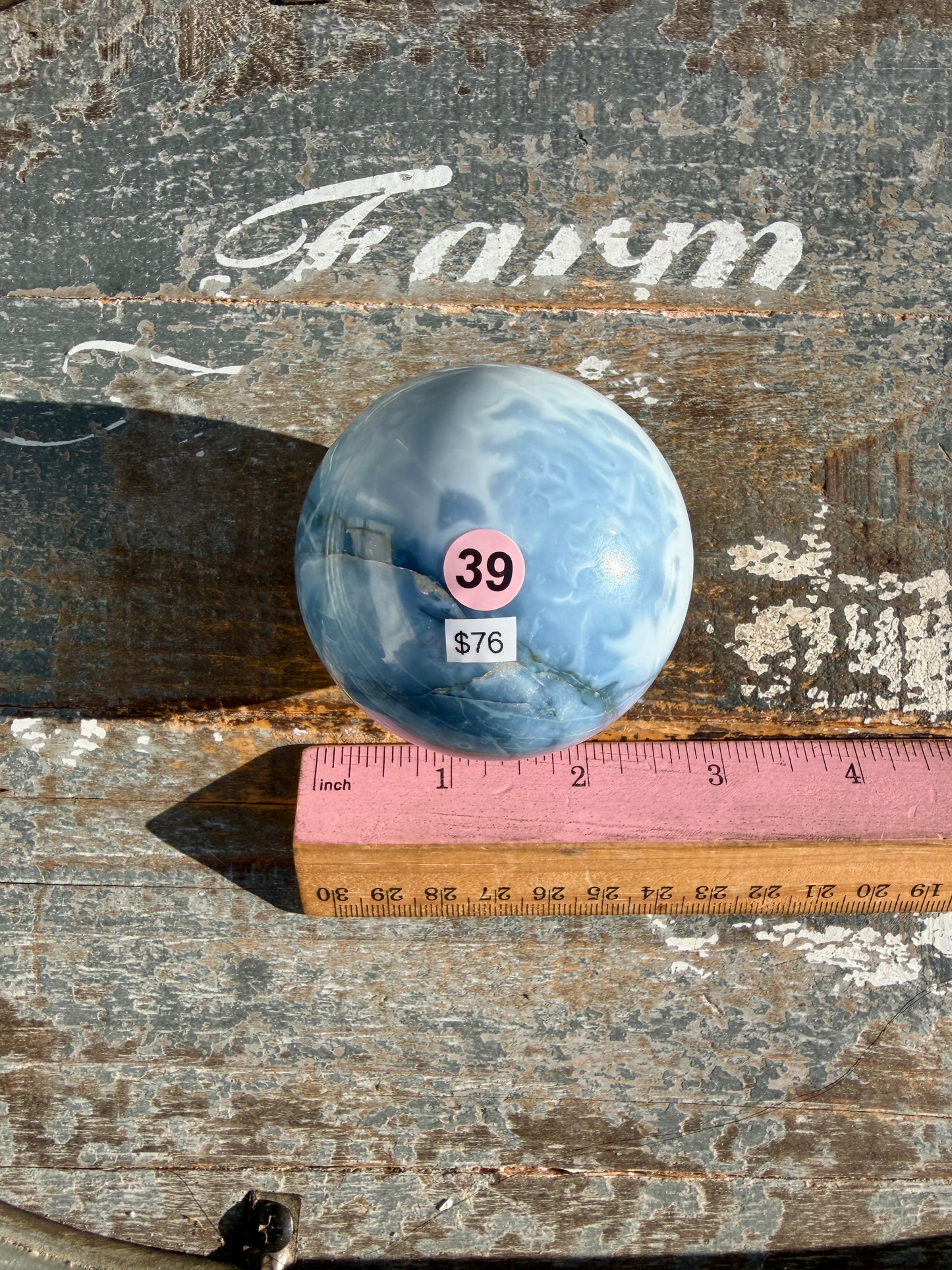 Gorgeous Blue Opal Sphere | India | Opt 39