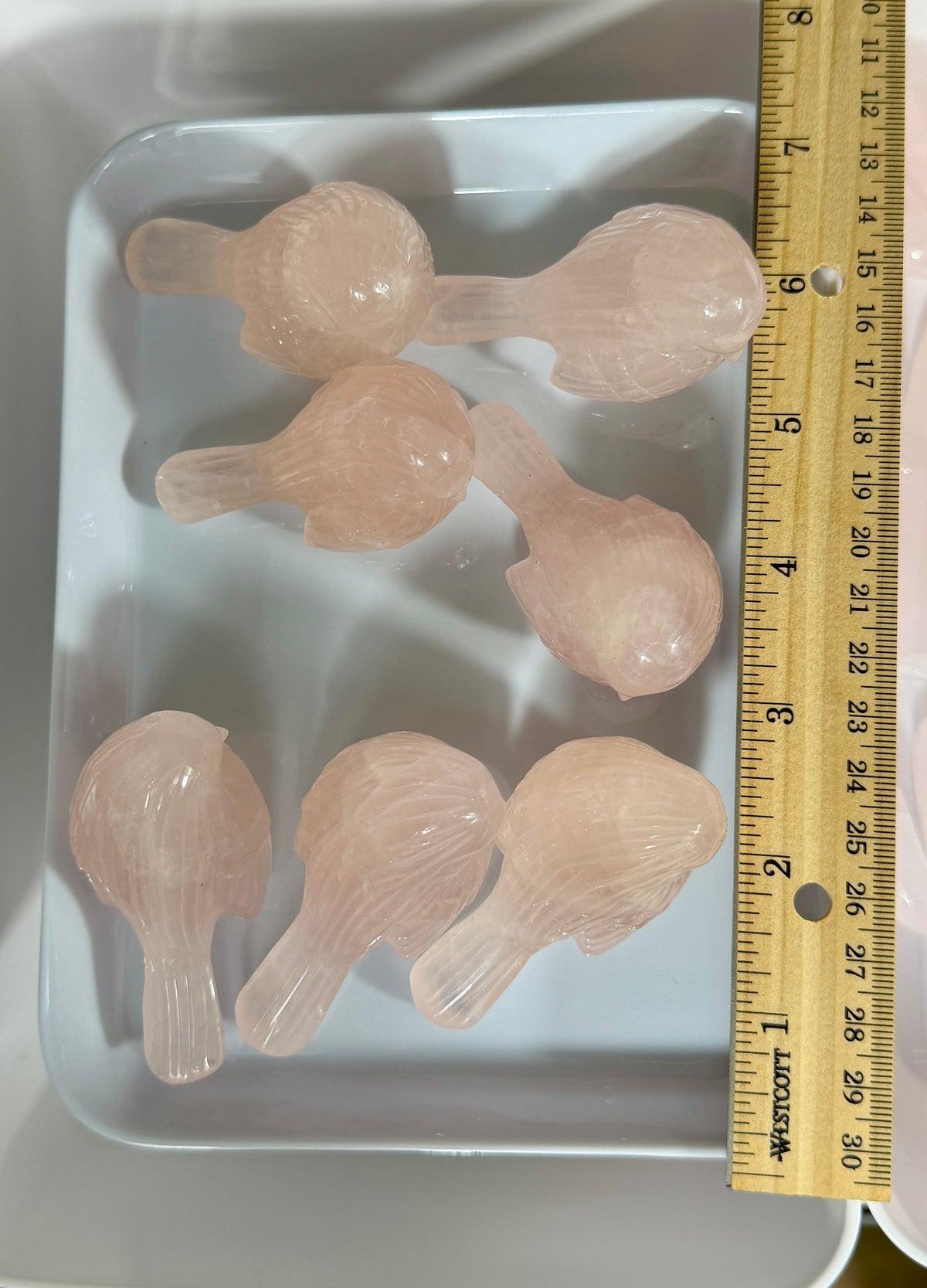One (1) Gorgeous Rose Quartz Bird | Intuitively Chosen