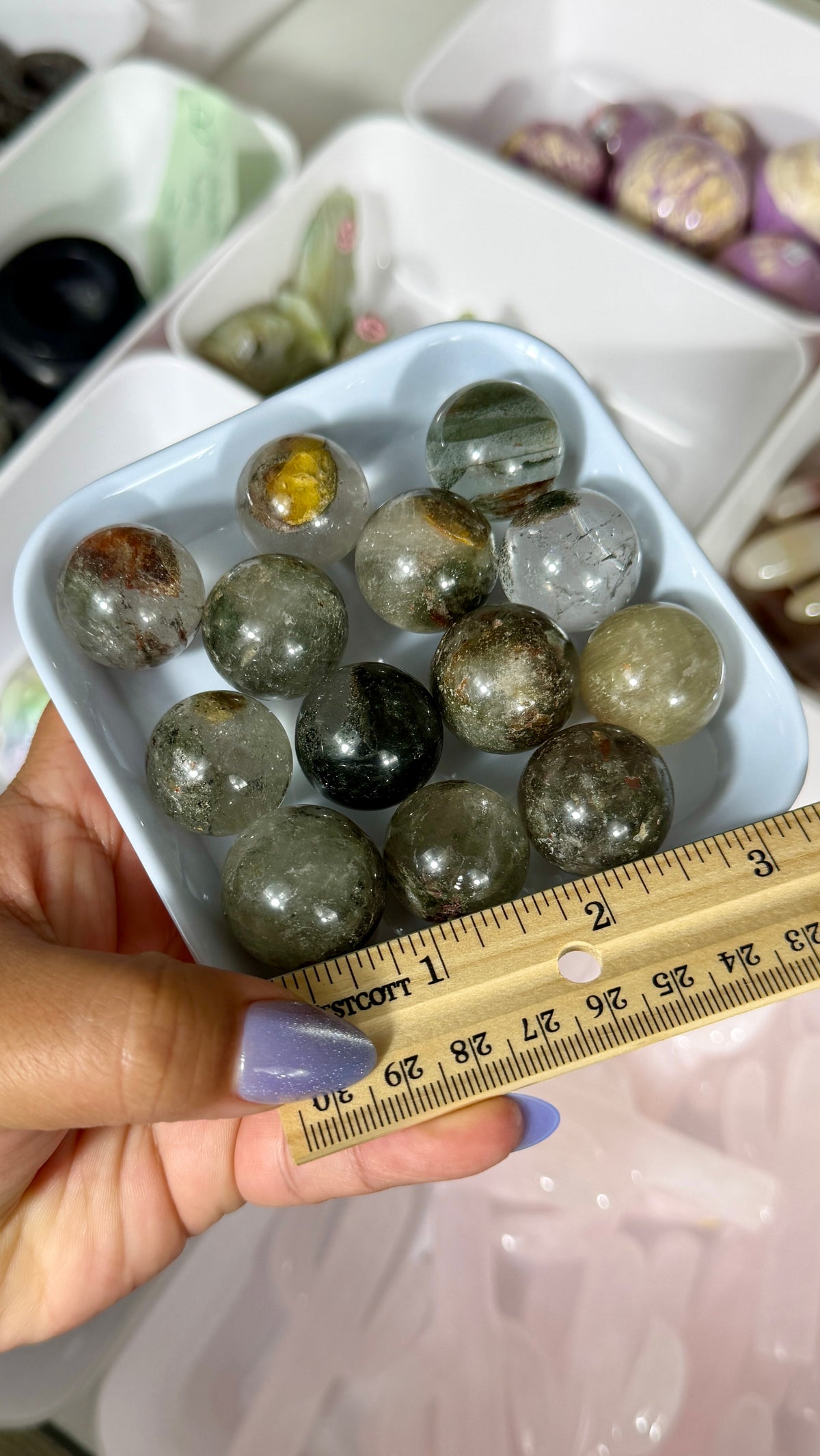 One (1) Mini Garden Quartz Sphere | Intuitively Chosen