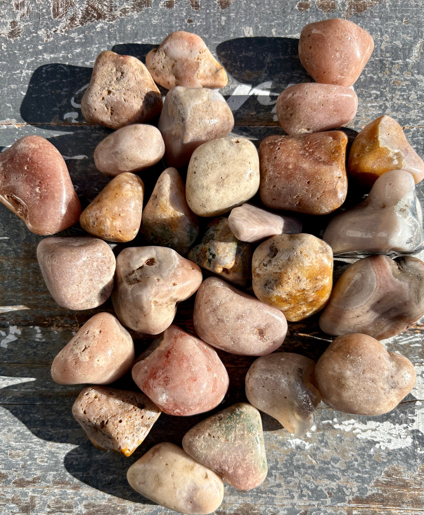 One (1) Pink Amethyst Tumble from Brazil | Intuitively Chosen