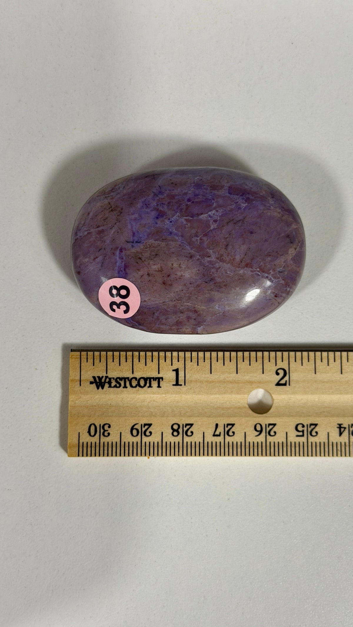Gorgeous Lavender Jade Palm Stone from Turkey | Opt 38