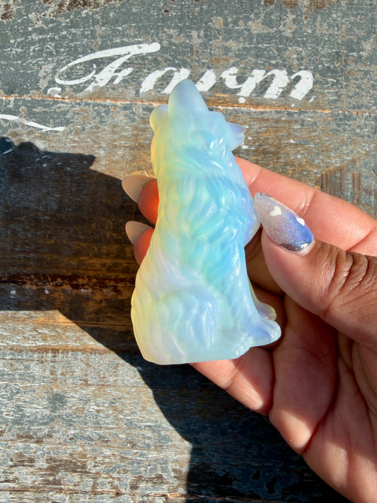 Imperfect Opalite Wolf | Opt W