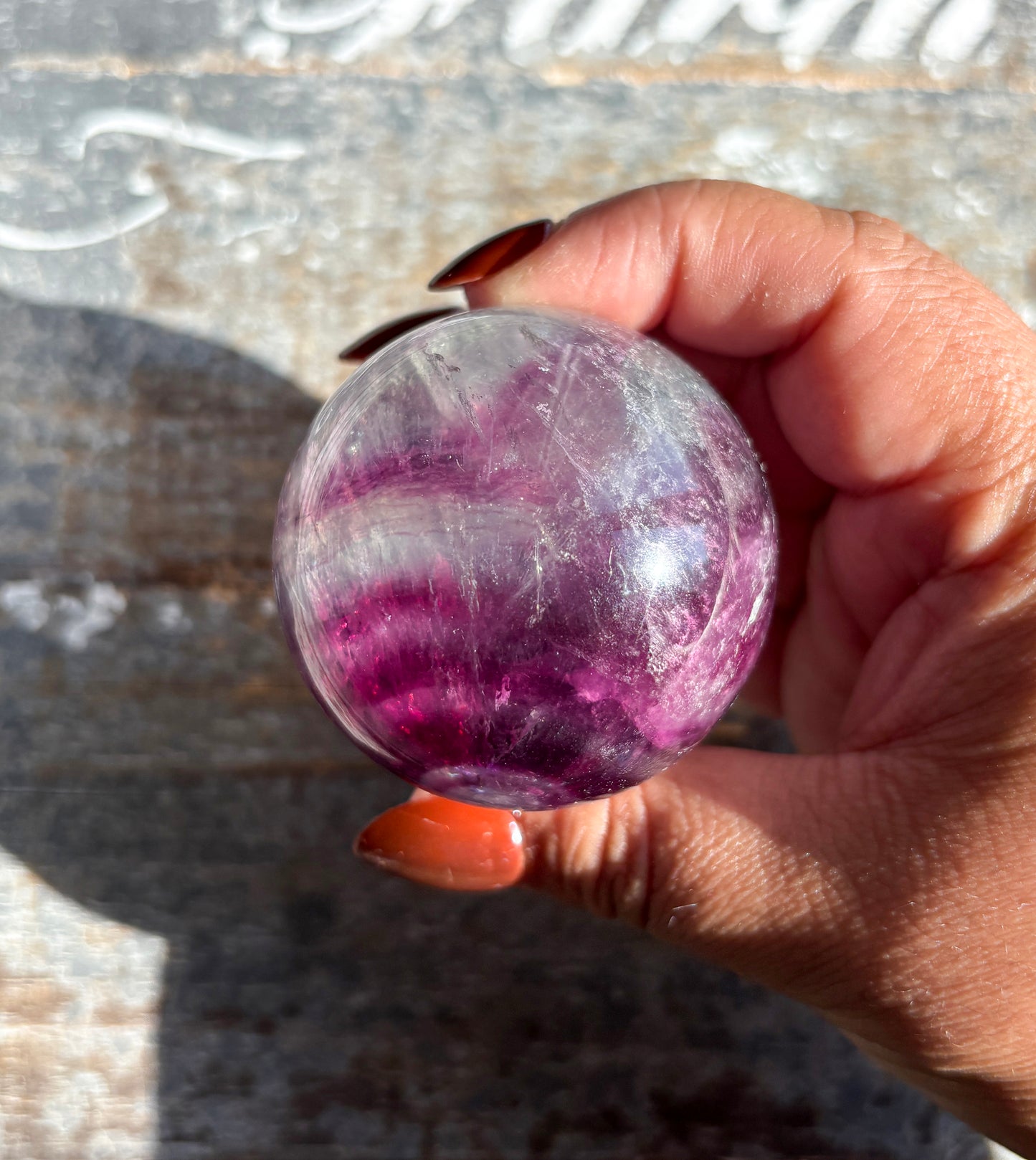 Gorgeous Candy Fluorite Fluorite Sphere | Opt O