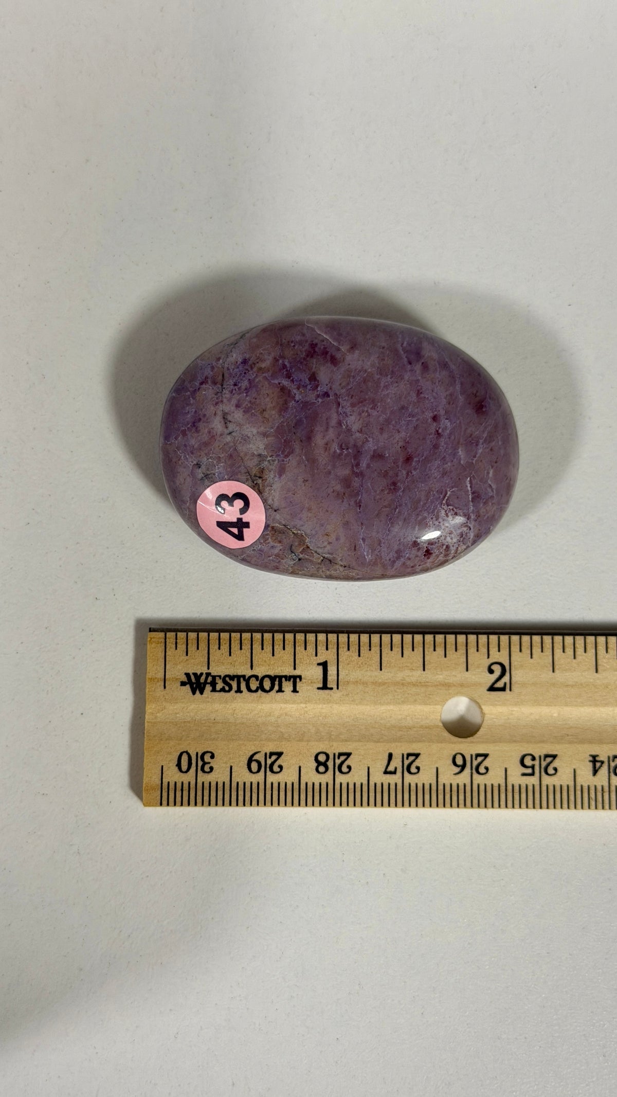 Gorgeous Lavender Jade Palm Stone from Turkey | Opt 43