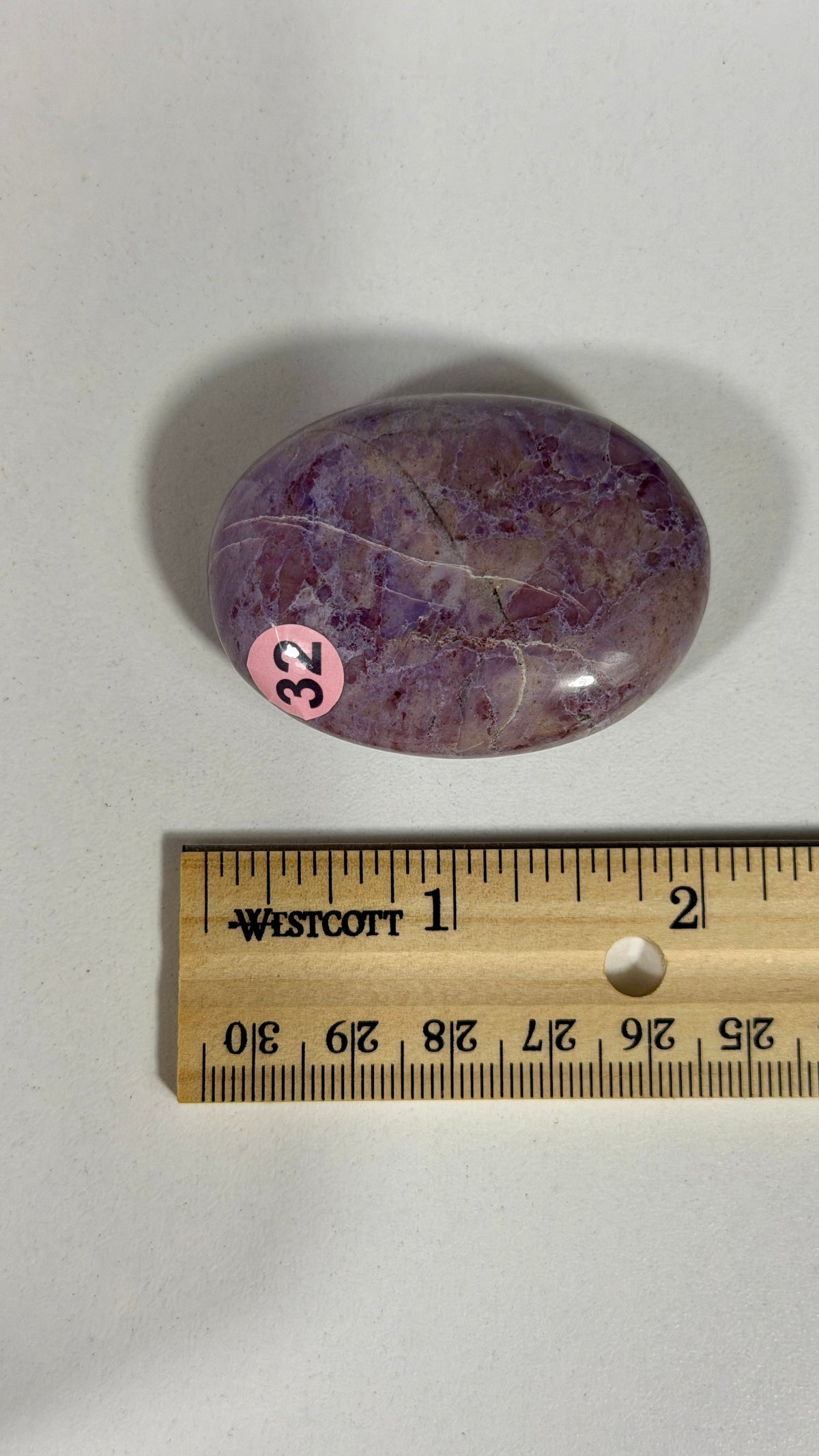 Gorgeous Lavender Jade Palm Stone from Turkey | Opt 32