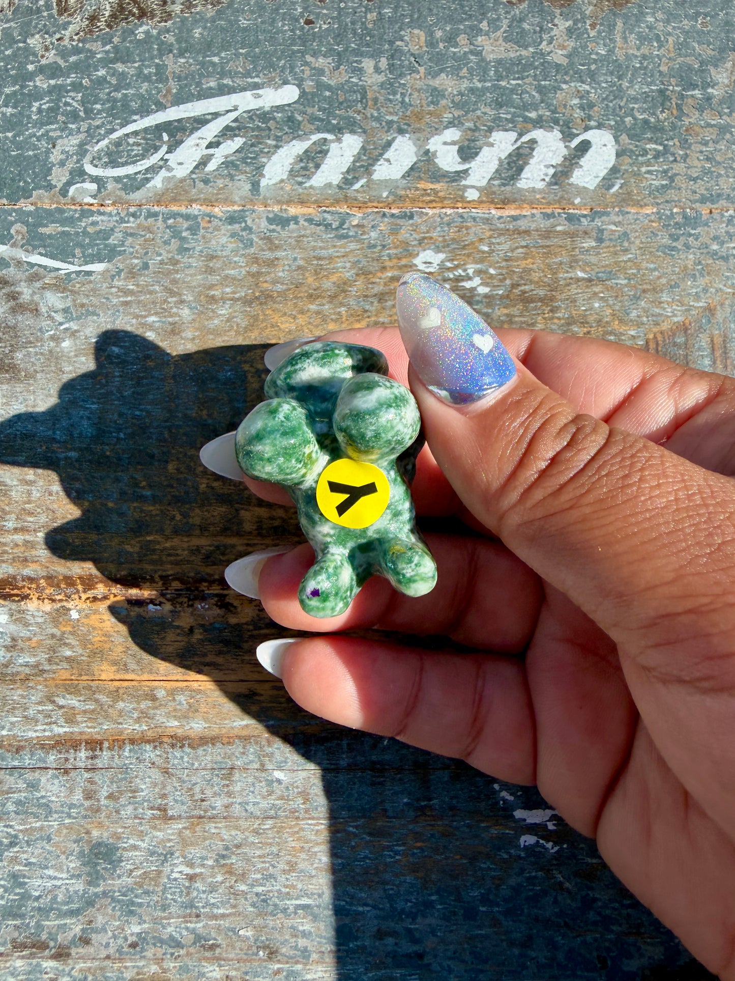 Mini AURA Moss Agate Gorilla | Opt Y