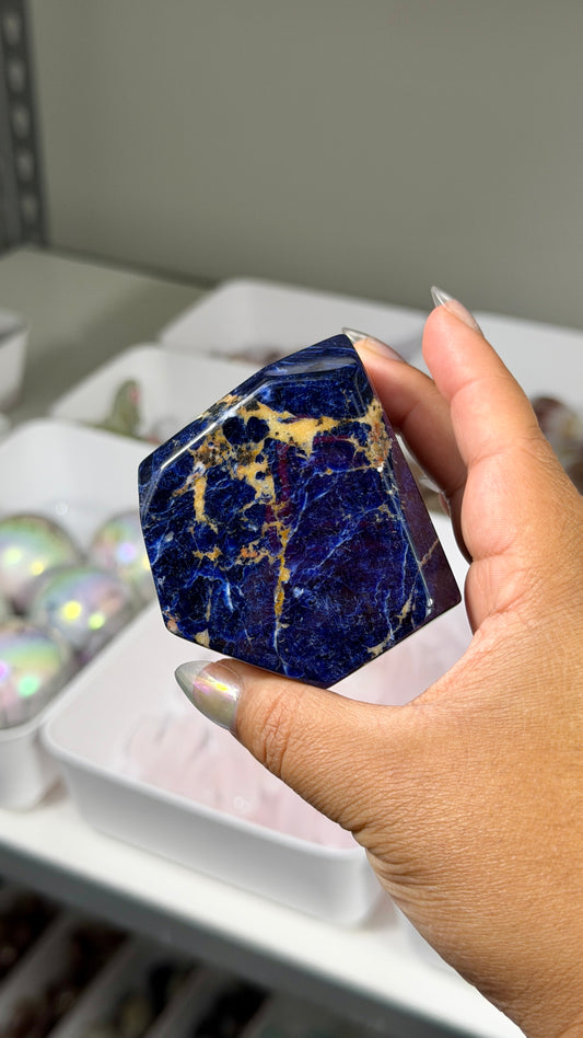 Gorgeous Dark Blue Sodalite Freeform | Opt 27