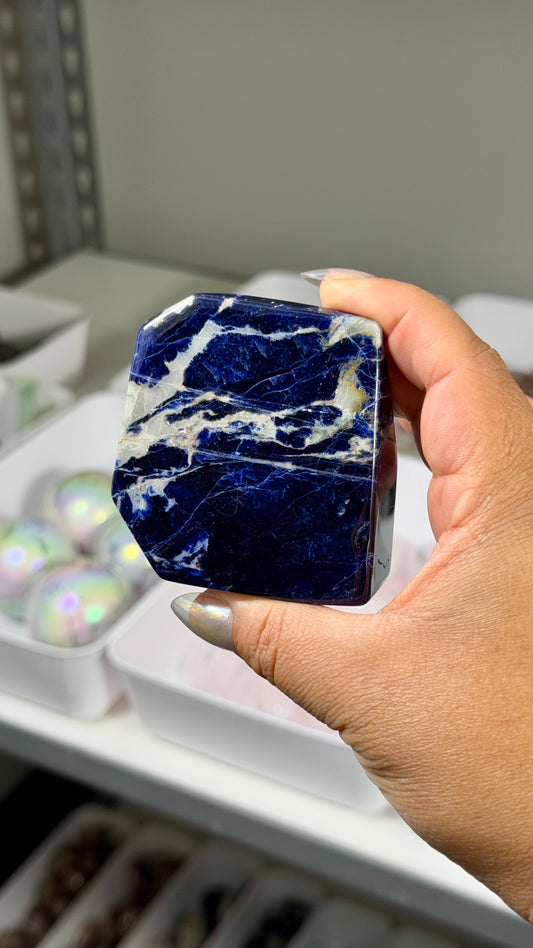 Gorgeous Dark Blue Sodalite Freeform | Opt 28