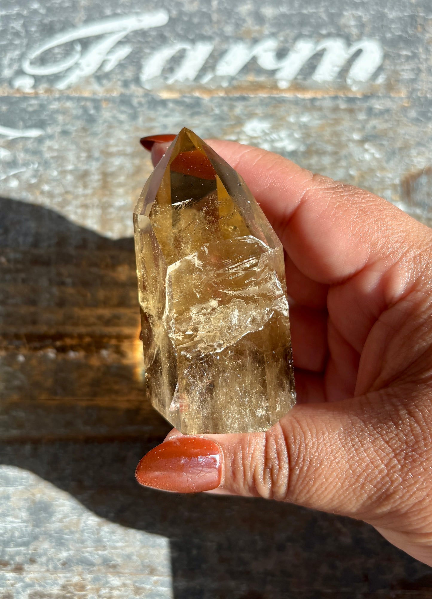 Gorgeous AAA Citrine Tower from Brazil | Opt R
