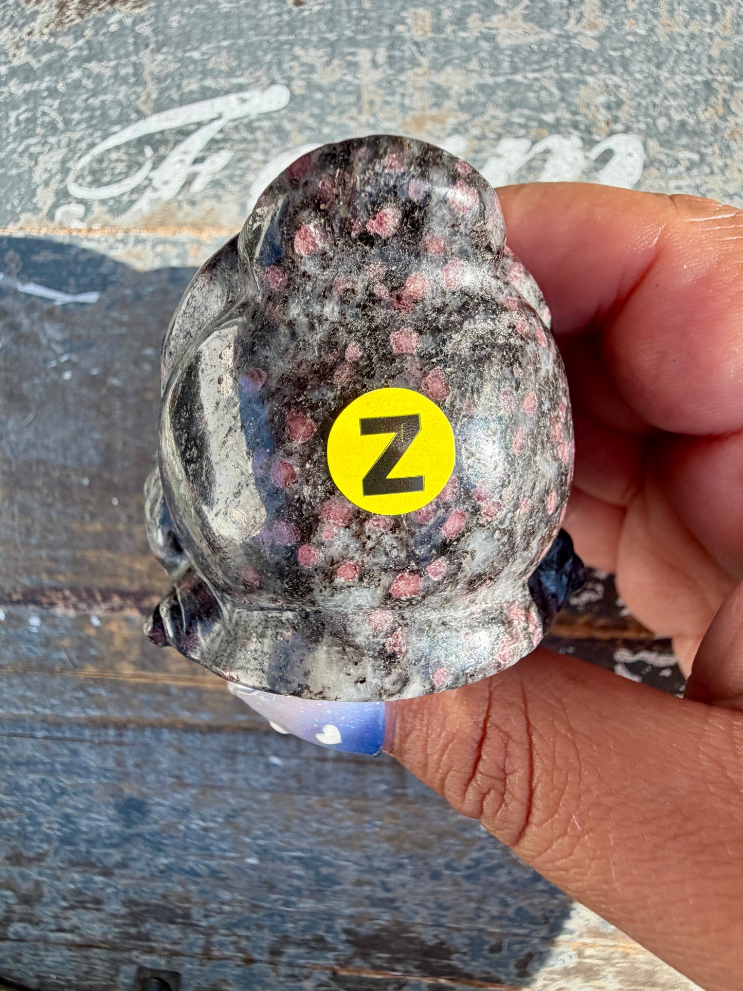 Garnet in Tourmaline Money Toad | Opt Z