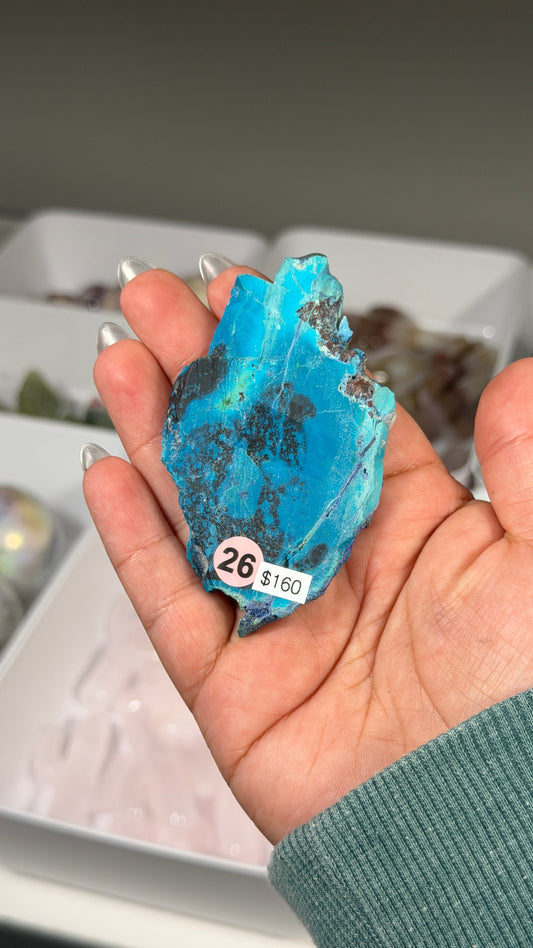 Gorgeous Chrysocolla/Shattukite | Mexico | Opt 26