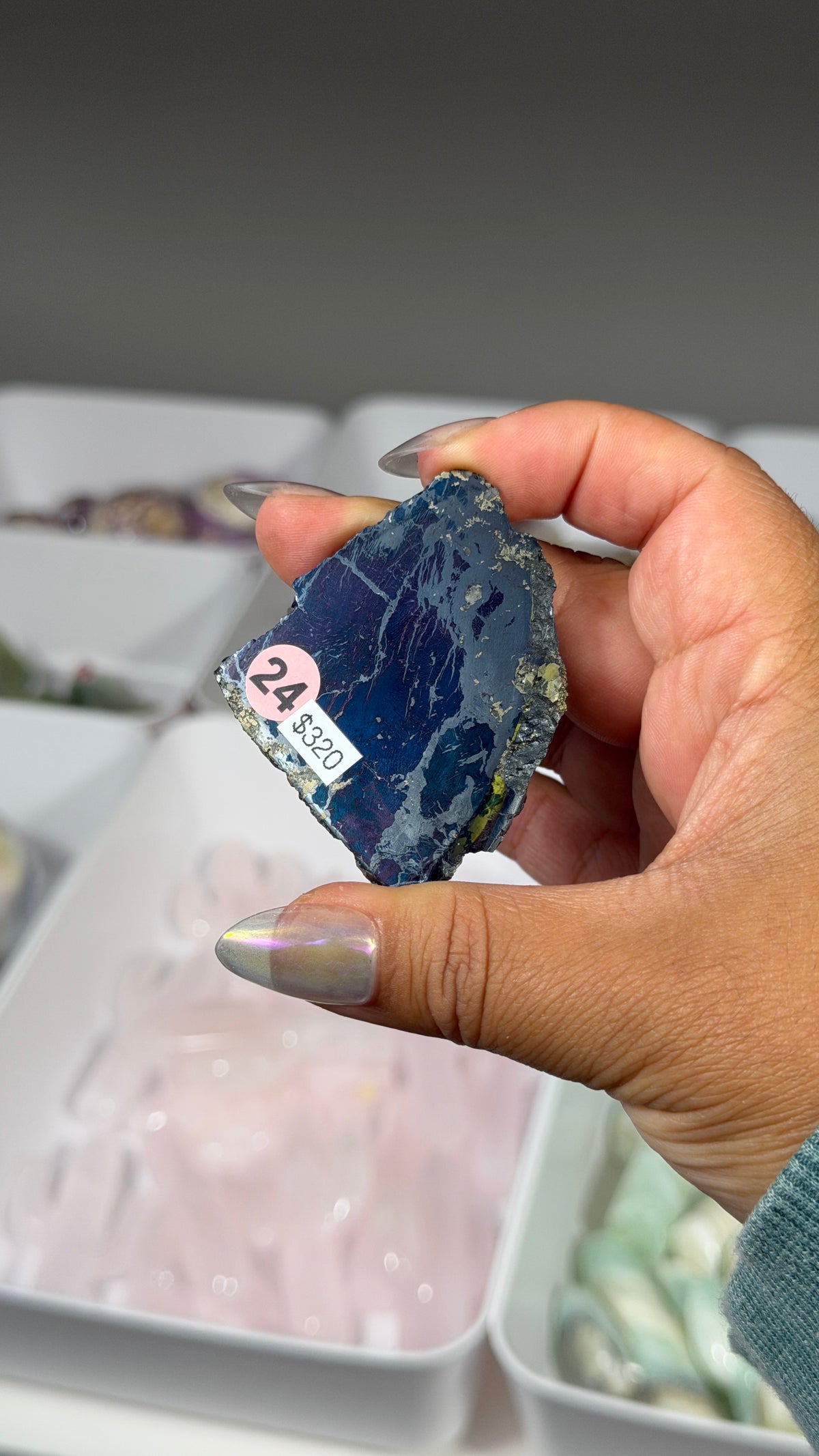 Gorgeous Covellite from Montana | 40 year old collection pieces | Opt 24
