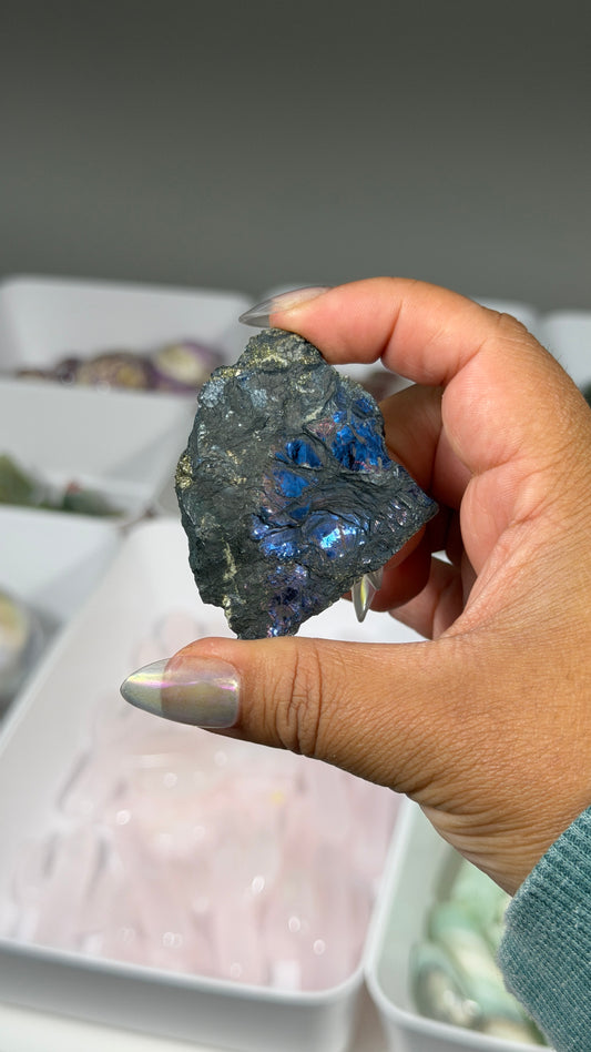 Gorgeous Covellite from Montana | 40 year old collection pieces | Opt 24
