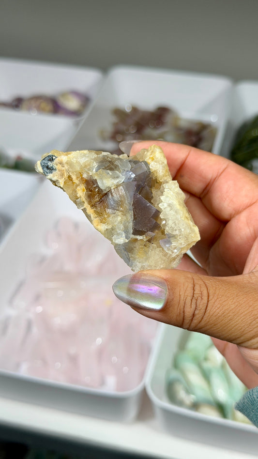 Gorgeous Raw Blue Cubic Fluorite | Opt 36