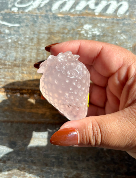 Gorgeous Rose Quartz Strawberry | Opt B