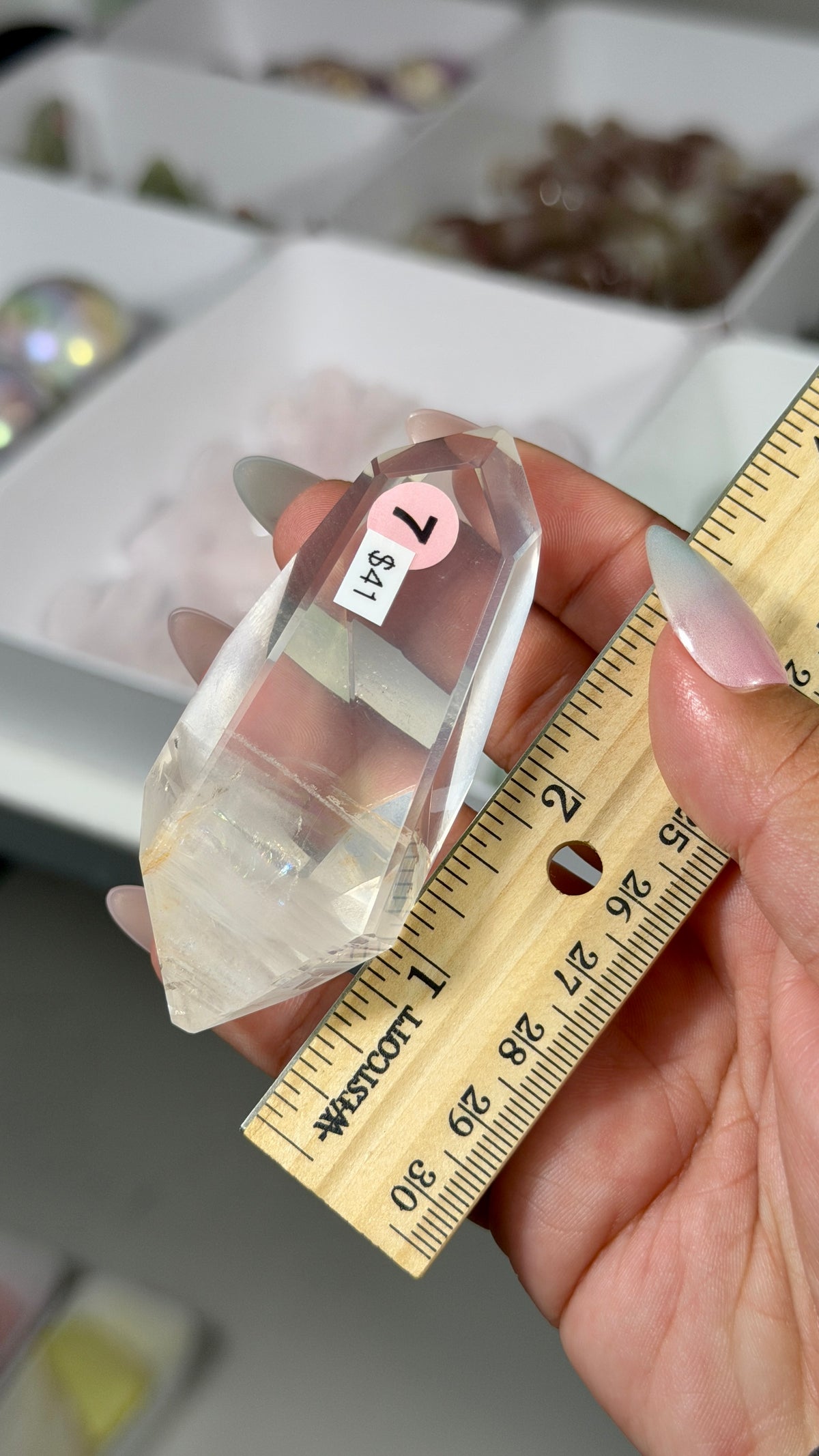 Gorgeous Girasol Quartz Freeform | Brazil | Opt 7 | Denver Gem Show Find
