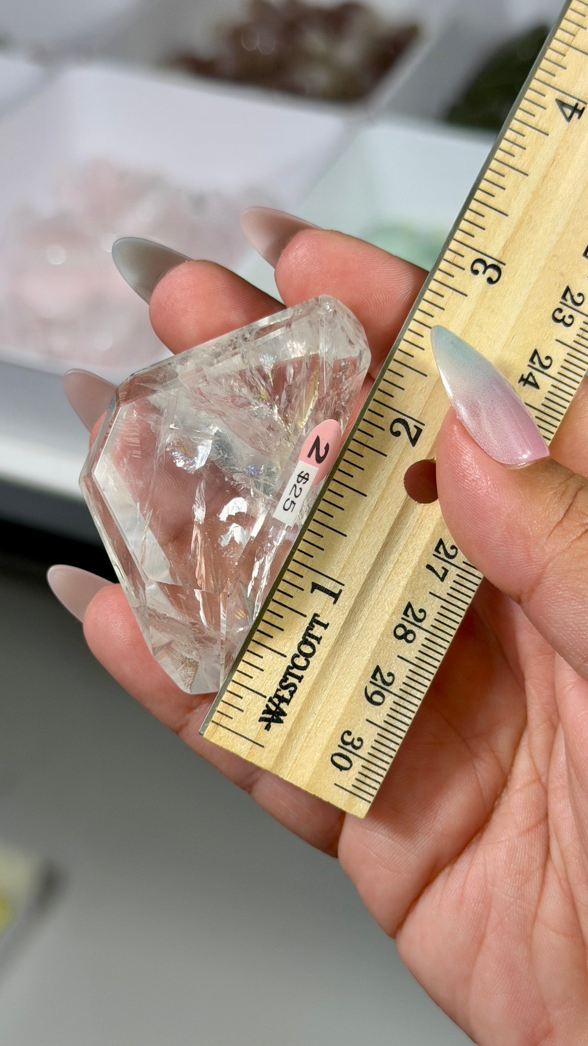 Gorgeous Clear Quartz Freeform | Brazil | Opt 2 | Denver Gem Show Find