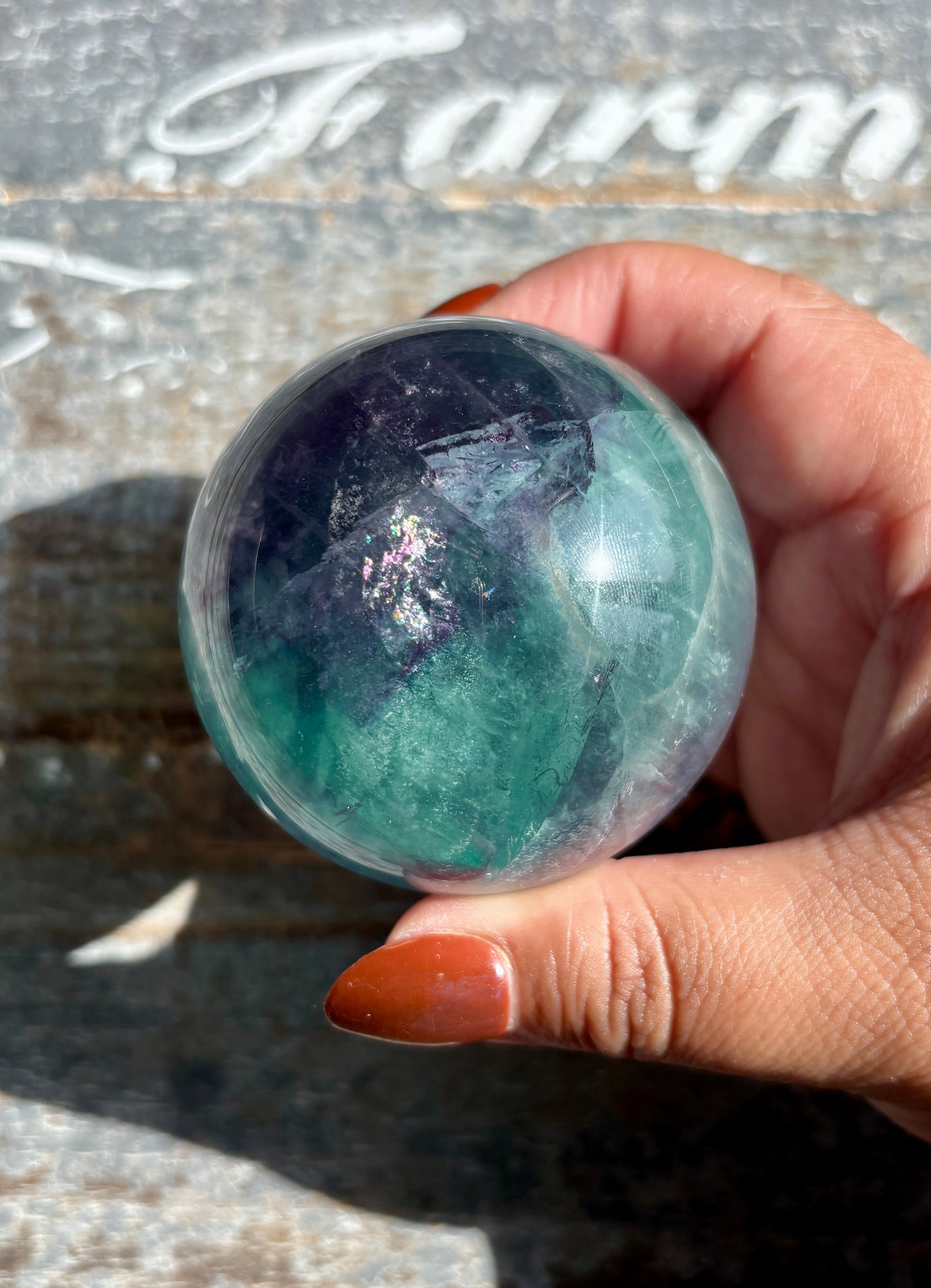 Gorgeous High Grade Rainbow Fluorite | Opt A