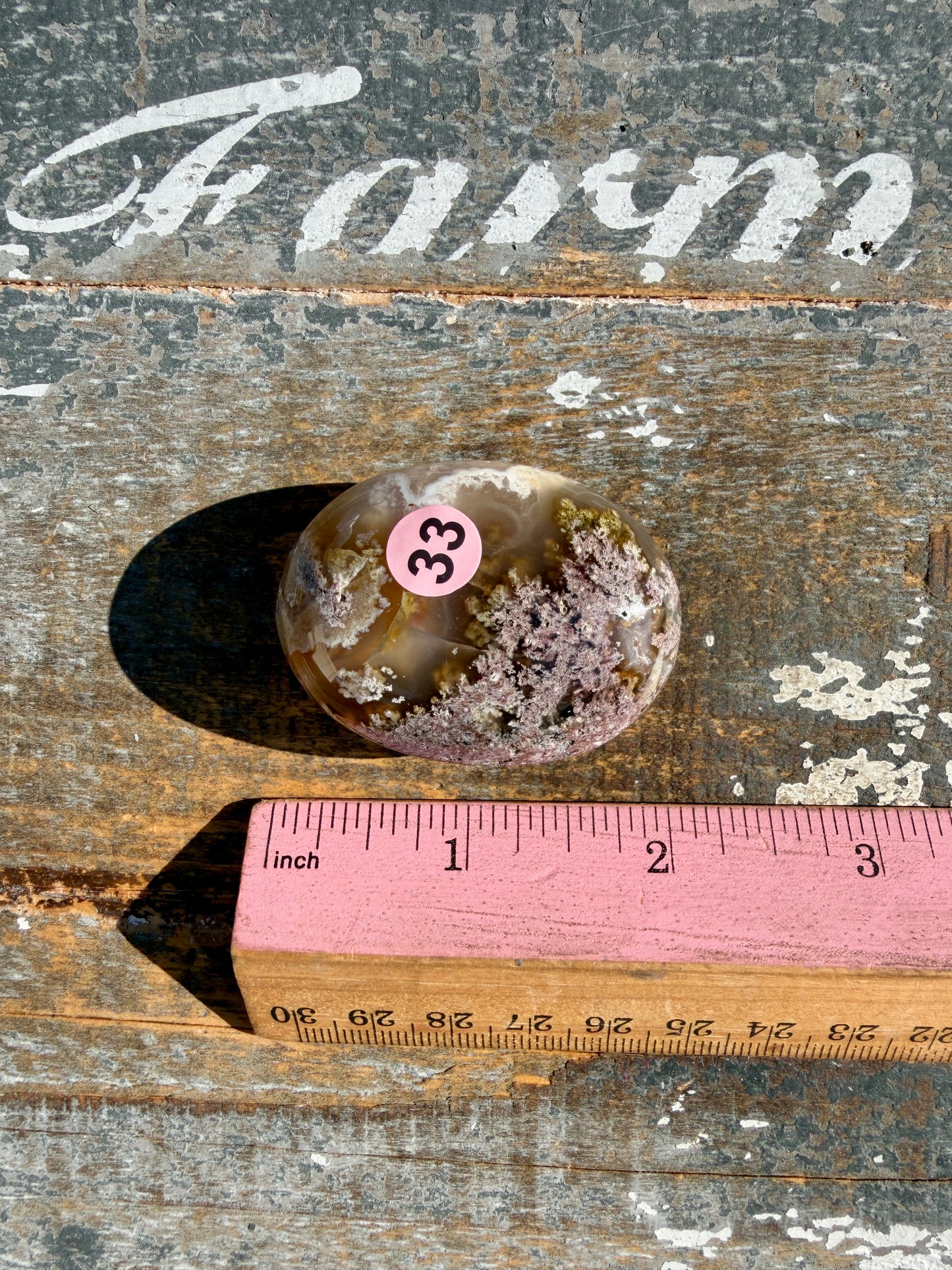 Gorgeous Scenic Moss Agate Palm Stone | Indonesia | Opt 33