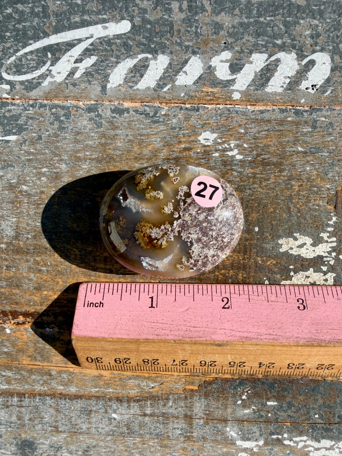Gorgeous Scenic Moss Agate Palm Stone | Indonesia | Opt 27