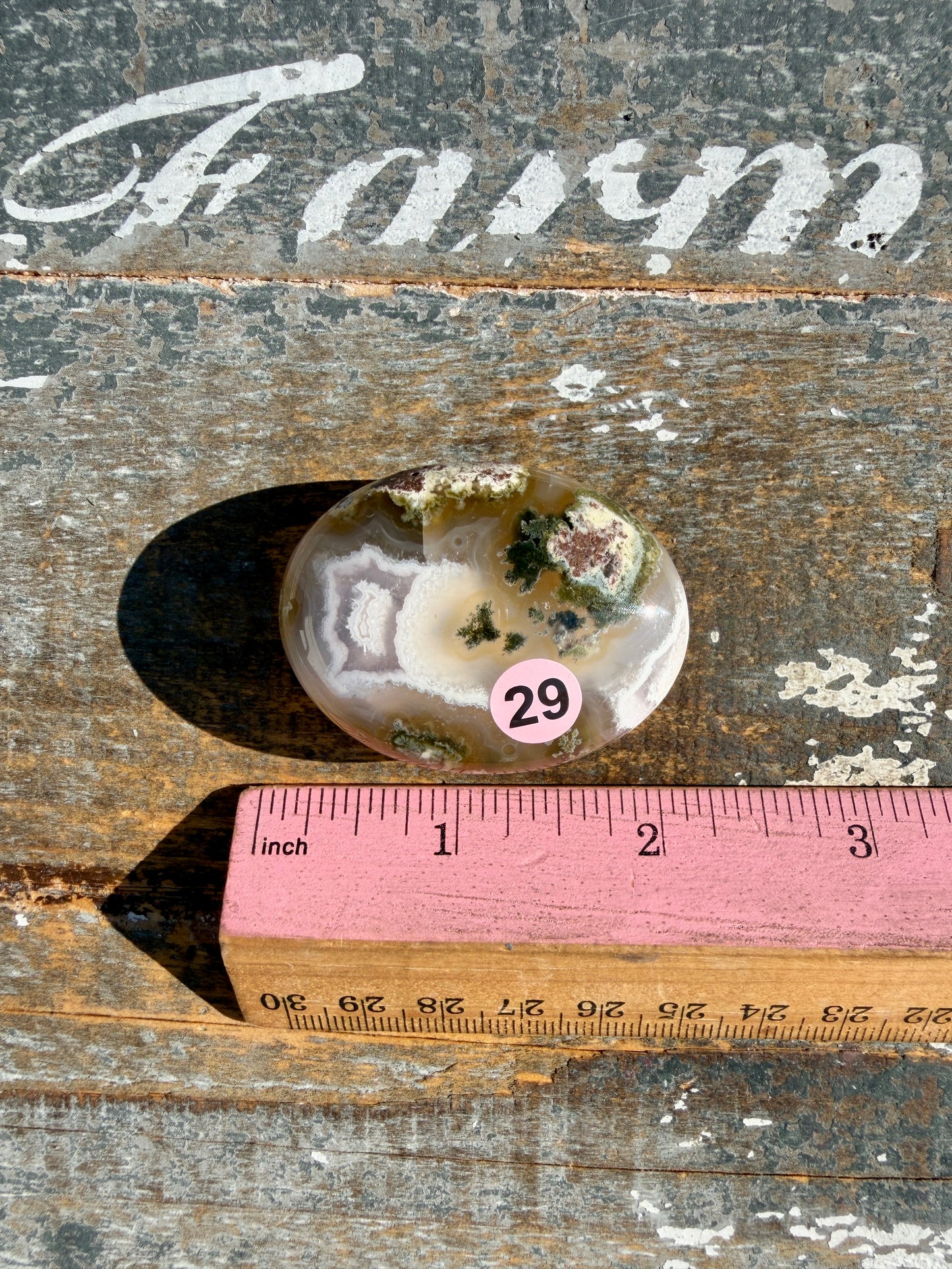 Gorgeous Scenic Moss Agate Palm Stone | Indonesia | Opt 29