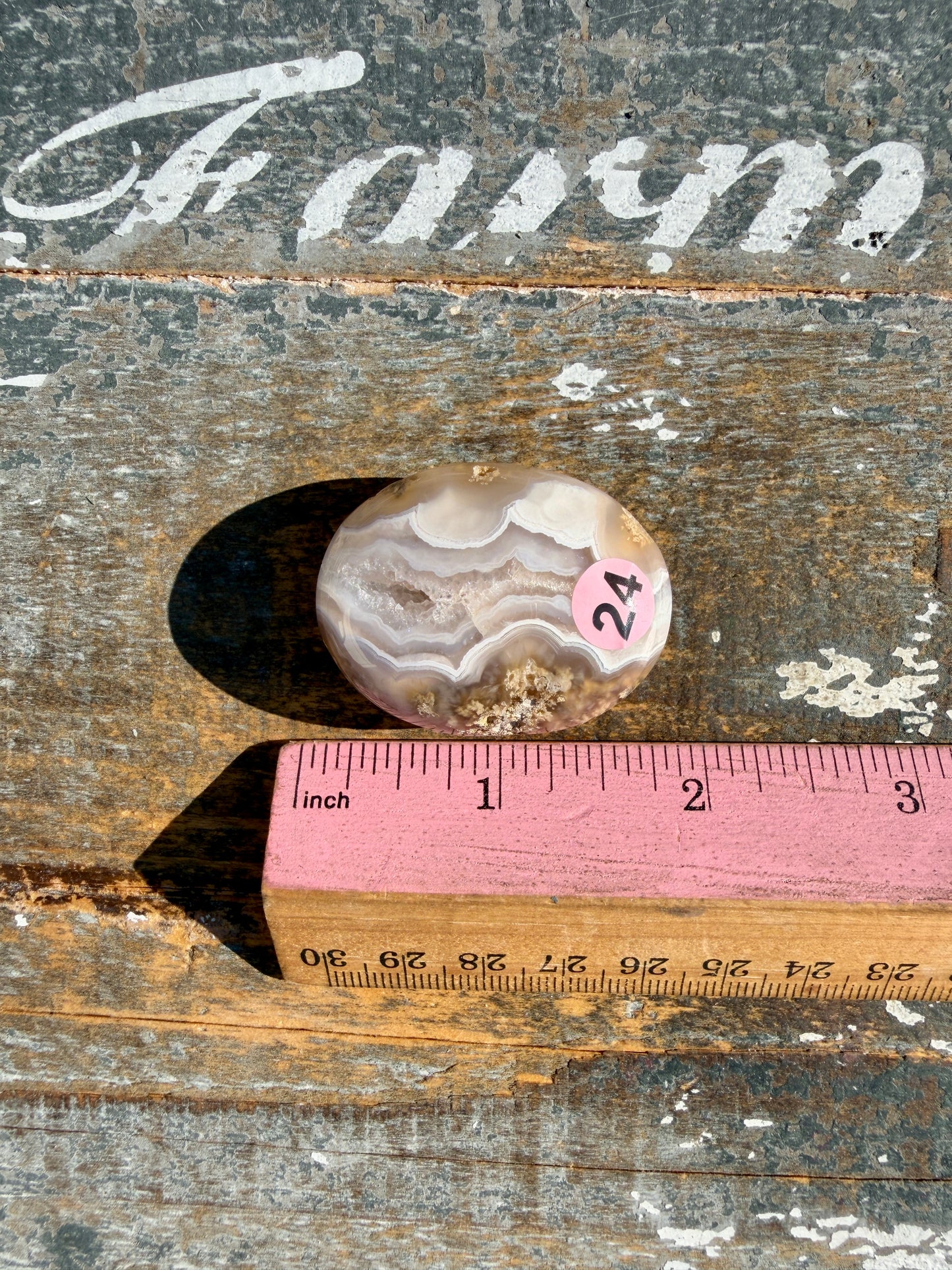 Gorgeous Scenic Moss Agate Palm Stone | Indonesia | Opt 24