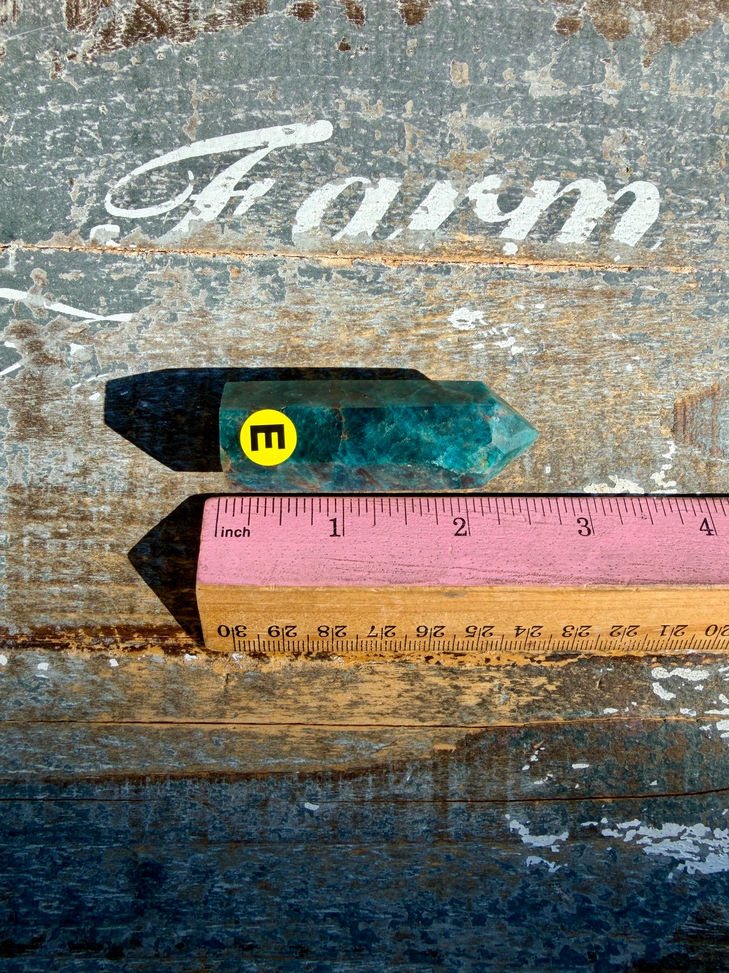 Gorgeous Blue Apatite Tower | Opt E