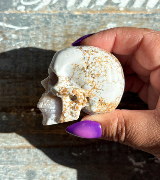 Gorgeous Dendritic Opal Skull | B (small)