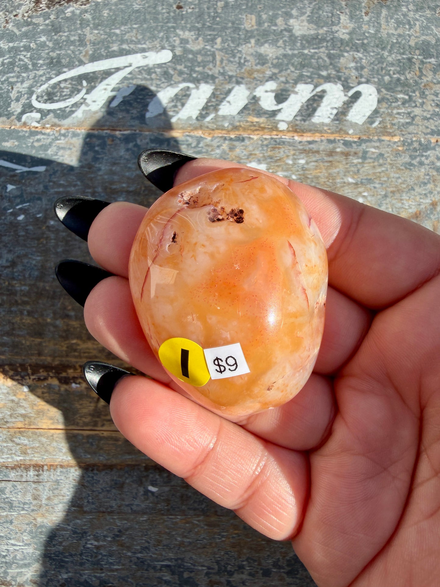 Gorgeous Druzy Carnelian Heart | Opt I