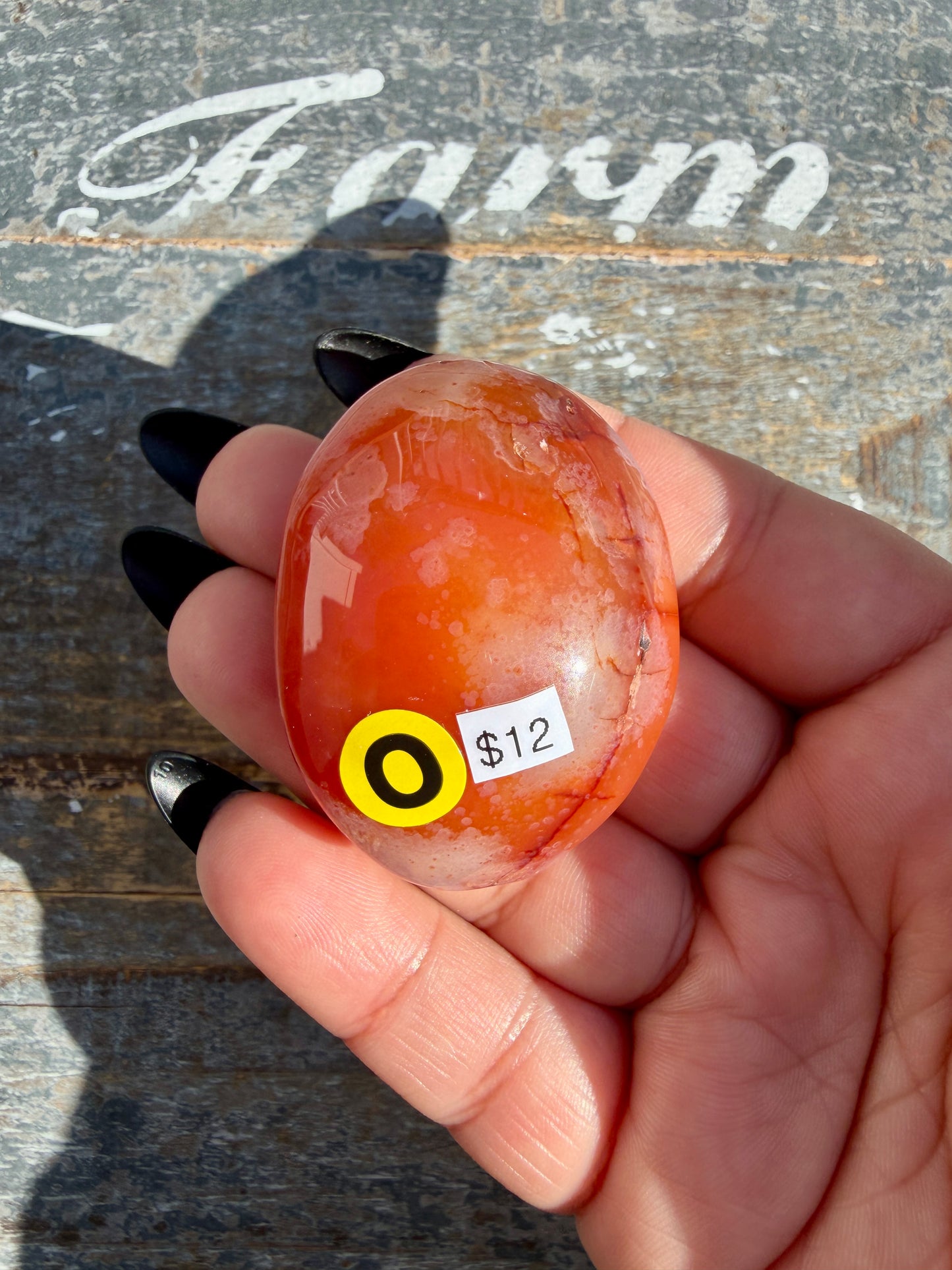 Gorgeous Druzy Carnelian Heart | Opt O