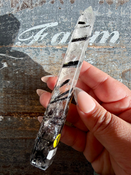 Gorgeous High Grade Tourmaline in Quartz Tower | Opt T