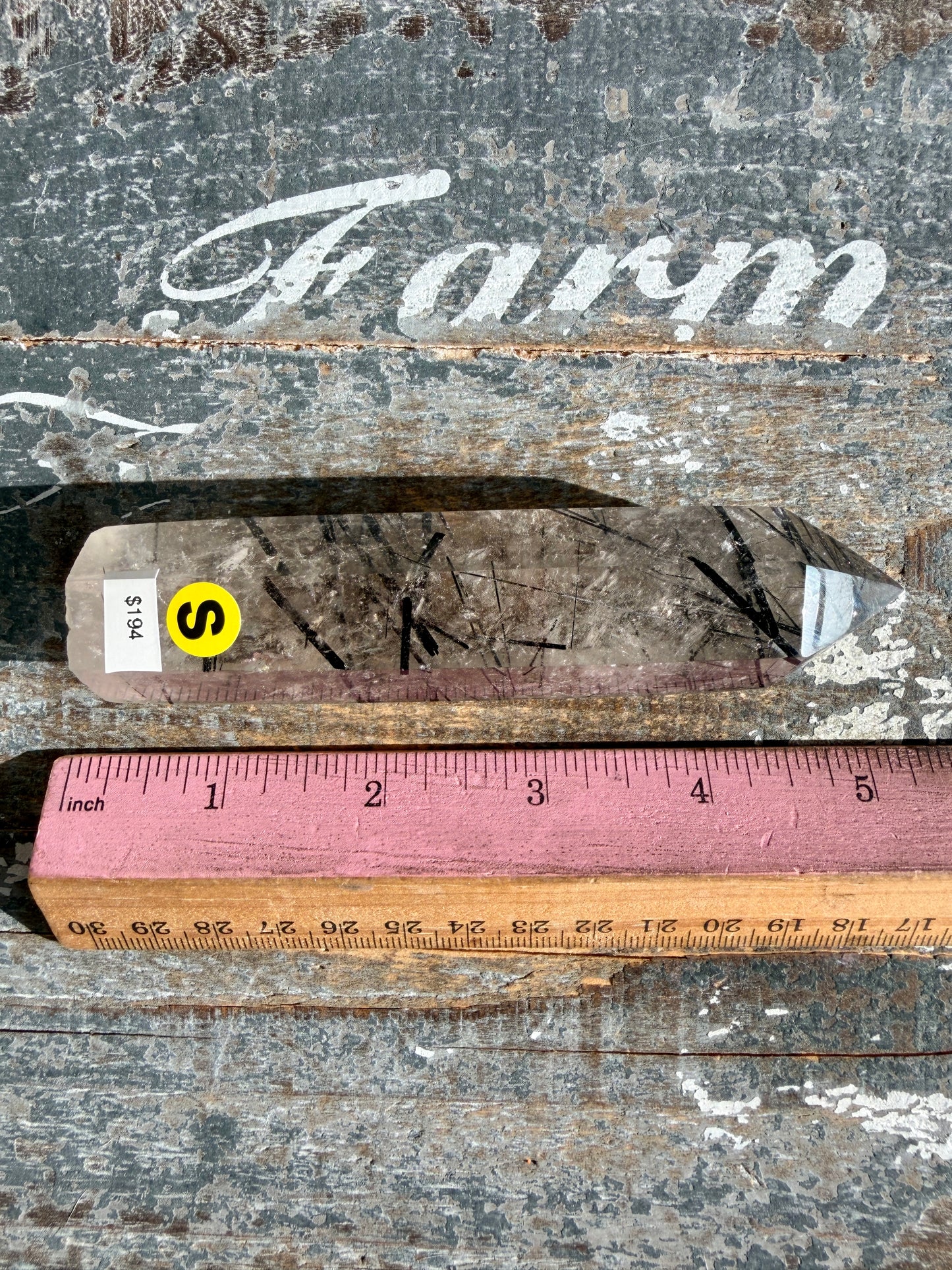 Gorgeous High Grade Tourmaline in Quartz Tower | Opt S