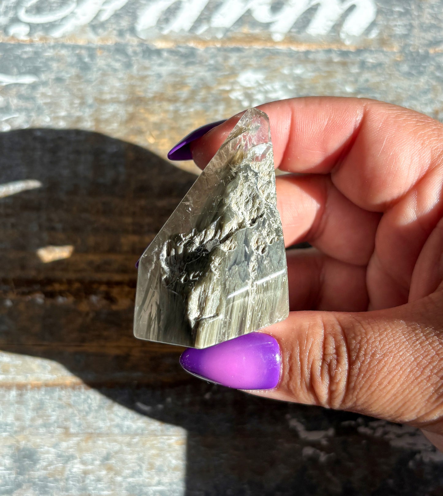 Gorgeous Amphibole Quartz | Opt C