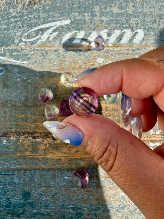One (1) Mini Rainbow Fluorite Mini Bowl | Intuitively Chosen