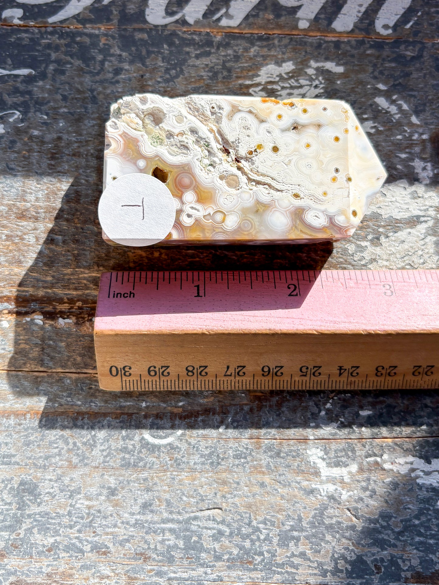 Gorgeous RARE Collectors Authentic Ocean Jasper Tower from Madagascar | T