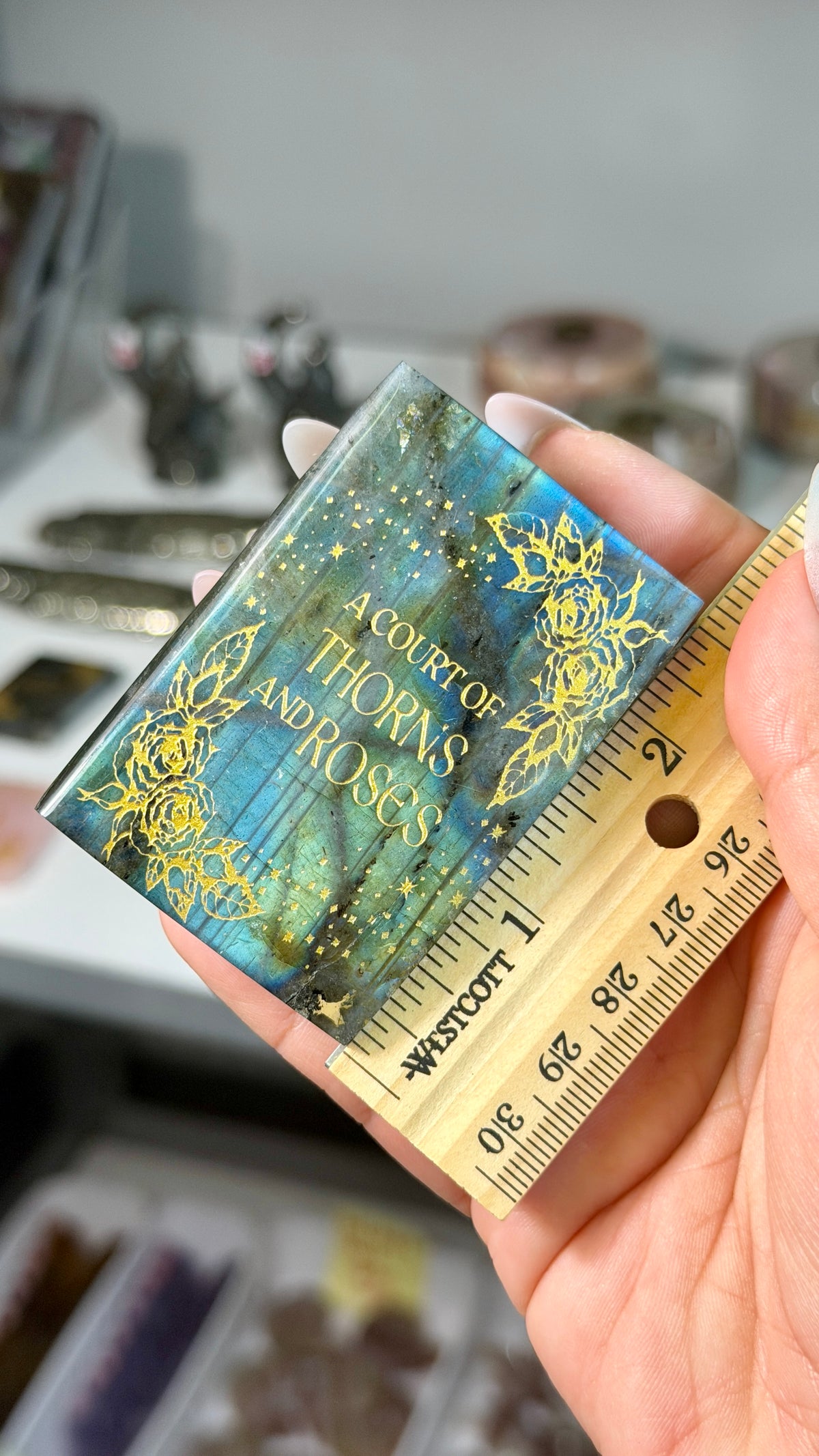 Labradorite "acotar" mini book | Opt 66