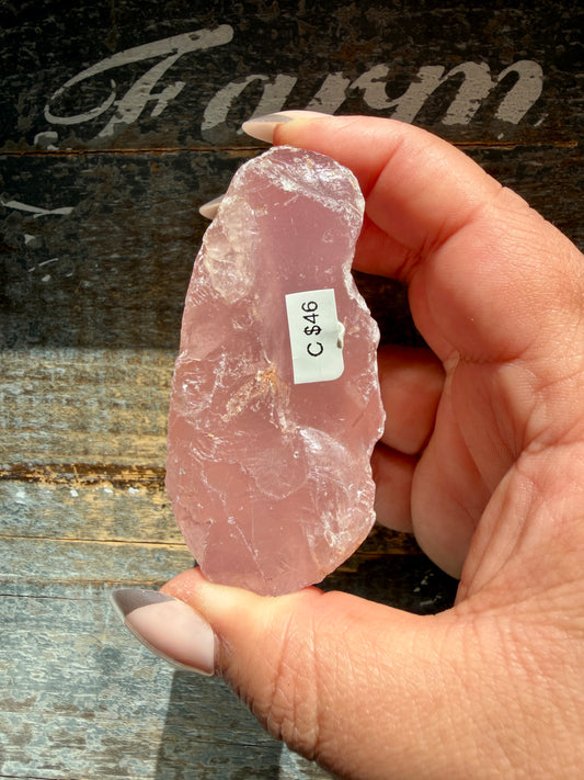 Gorgeous Dark Rose Quartz from Africa | Opt C