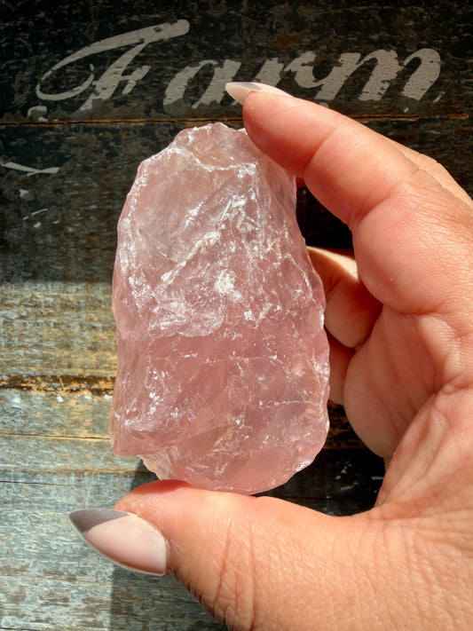 Gorgeous Dark Rose Quartz from Africa | Opt D