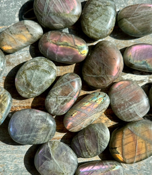 One (1) Large Labradorite Tumble | Intuitively Chosen