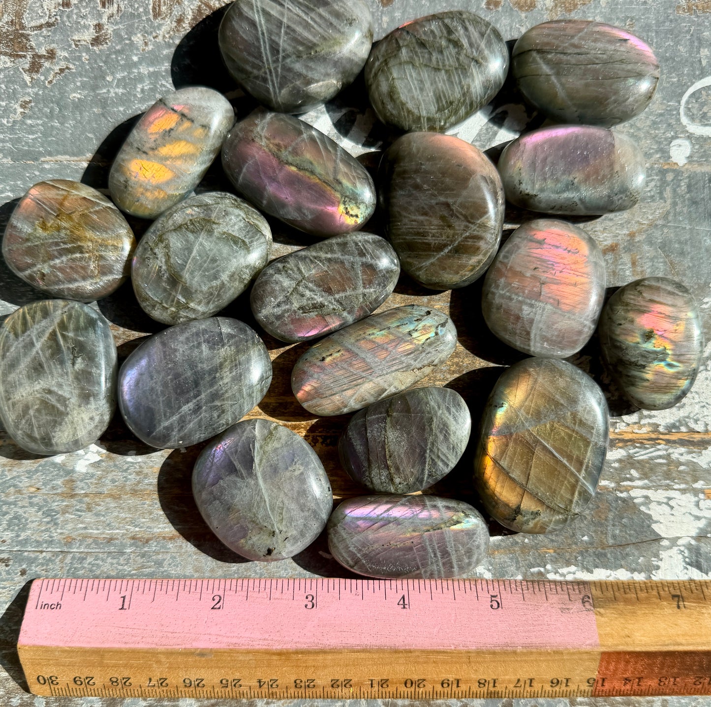 One (1) Large Labradorite Tumble | Intuitively Chosen