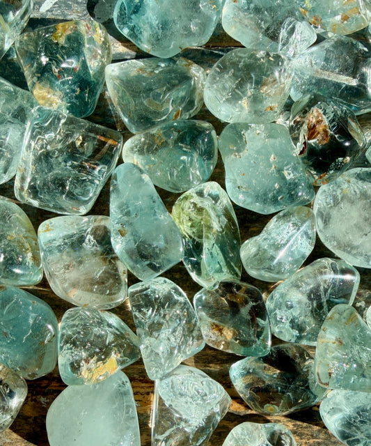 One (1) Blue Topaz Tumble | Brazil | Intuitively Chosen