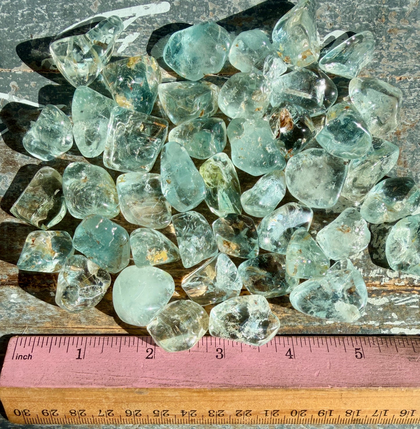 One (1) Blue Topaz Tumble | Brazil | Intuitively Chosen