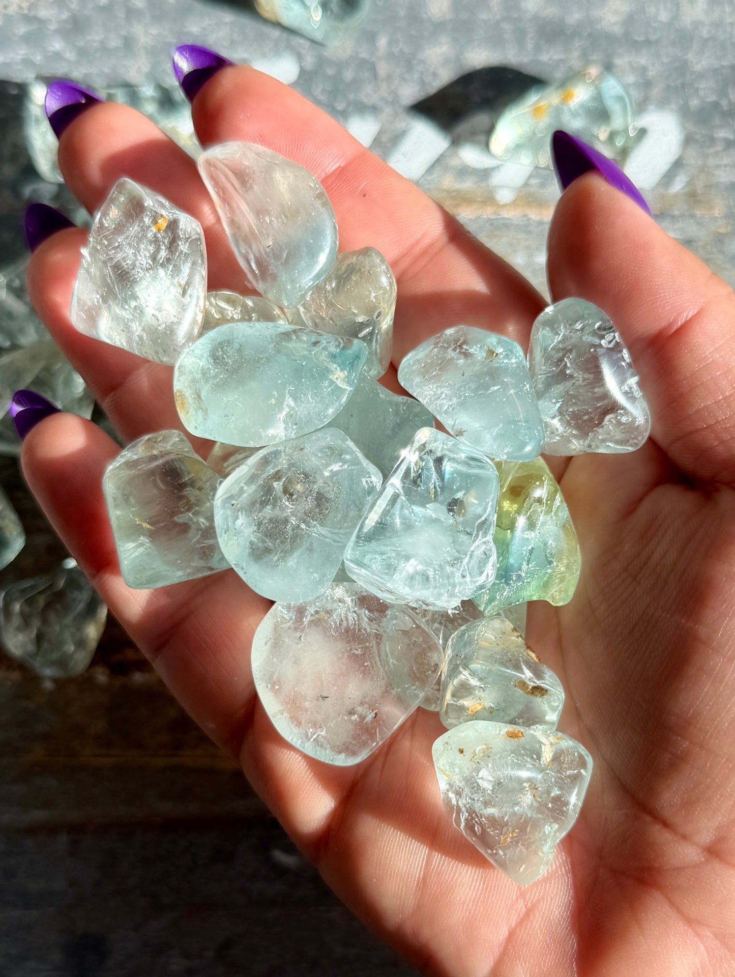 One (1) Blue Topaz Tumble | Brazil | Intuitively Chosen