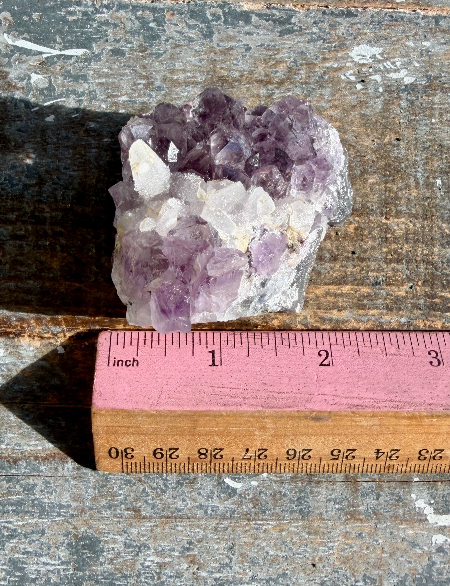 Gorgeous Amethyst with Druzy Calcite Specimen from Brazil | Opt H1