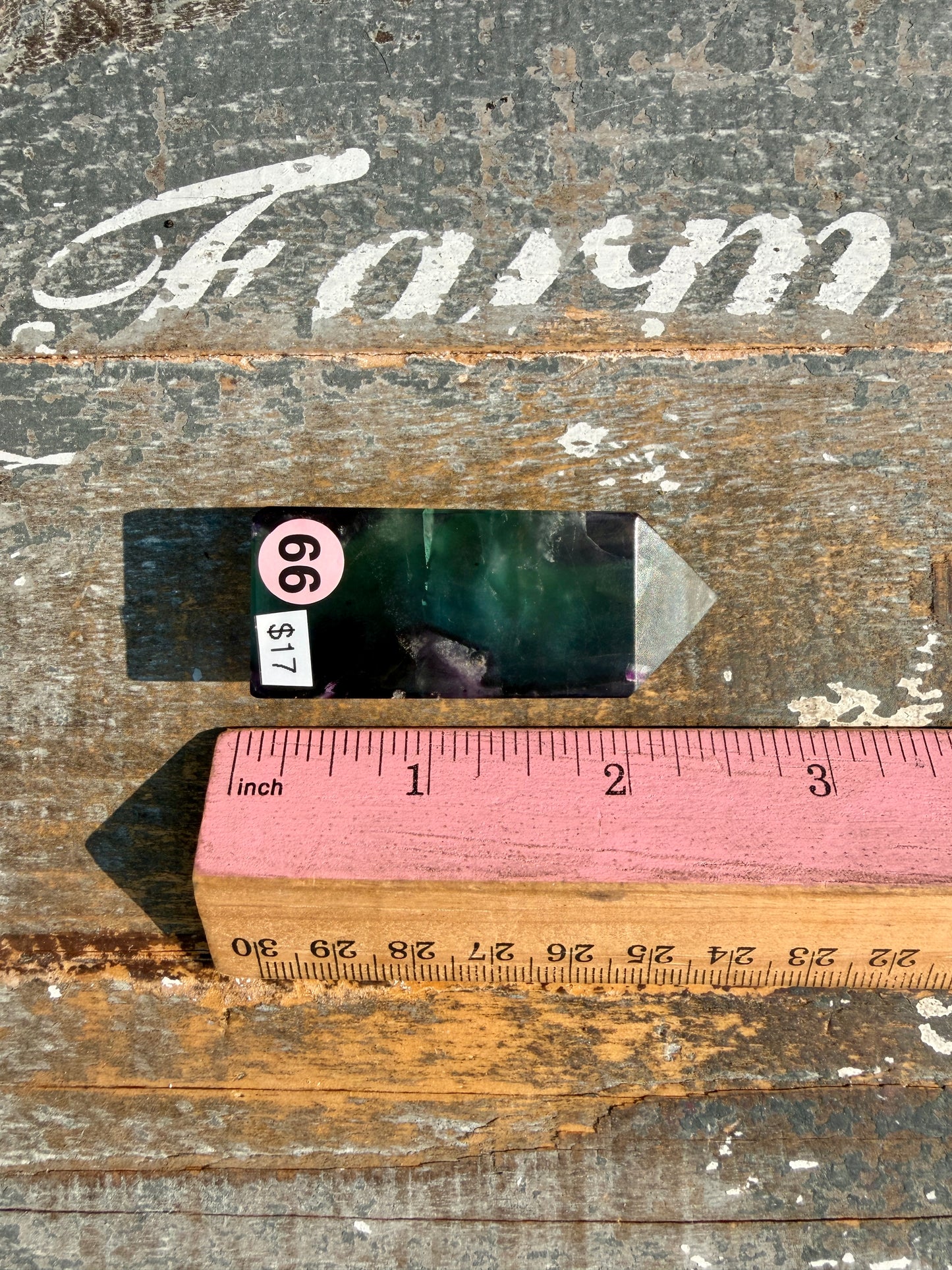 Gorgeous Rainbow Fluorite Tower | Opt 66