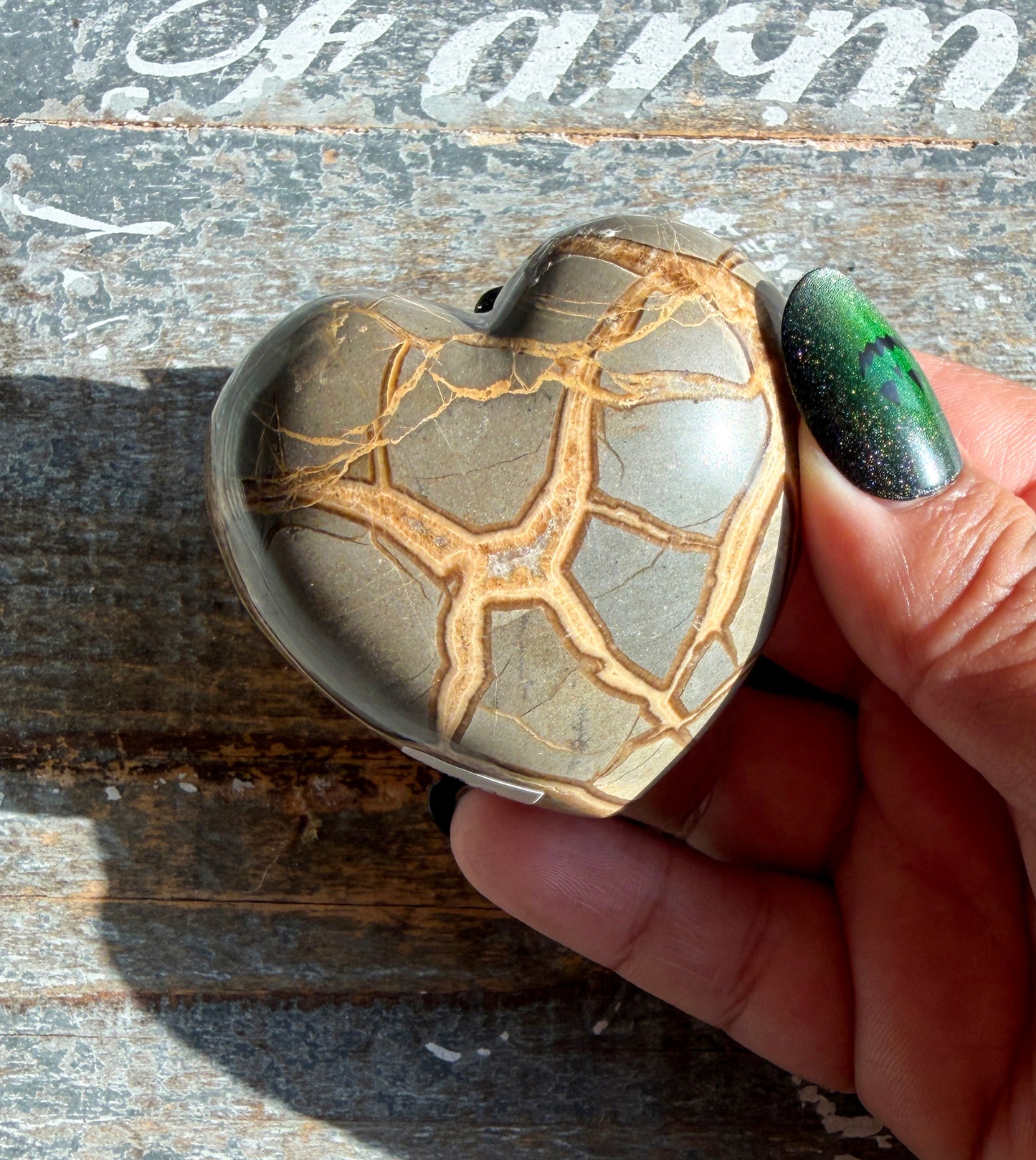 Gorgeous Septarian Heart from Utah | Opt D