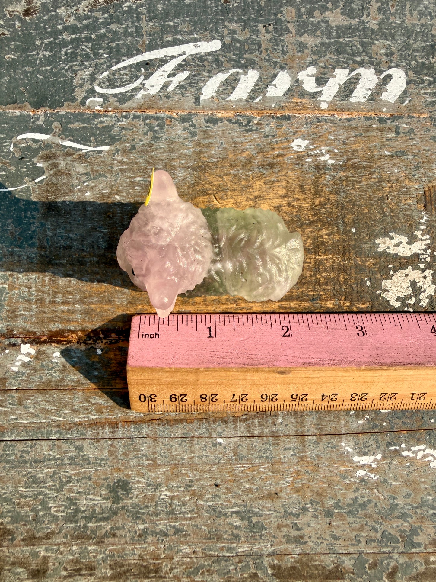 Adorable Lavender Fluorite Highland Cow | Opt S